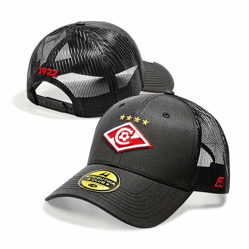 фото Бейсболка atributika & club, размер 55-58, черный