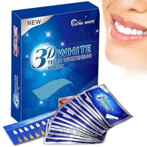 Отбеливающие полоски для зубов 3D WHITE Gel, 7 пар