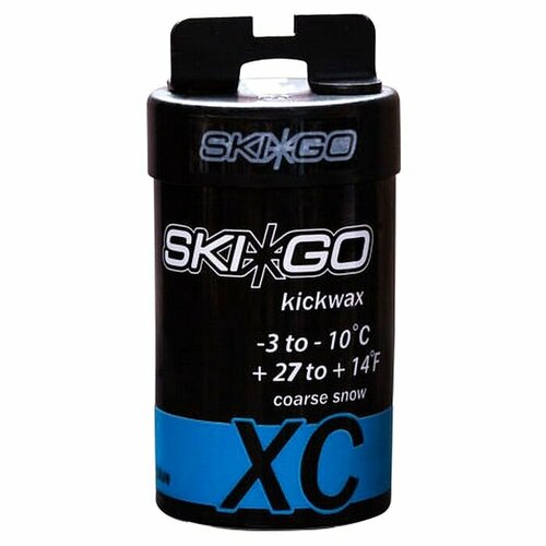 skigo набор skigo base prep grip набор лыжных мазей держания и инструментов Мазь держания SKIGO XC Kickwax Blue (-3°С -10°С) 45 г.