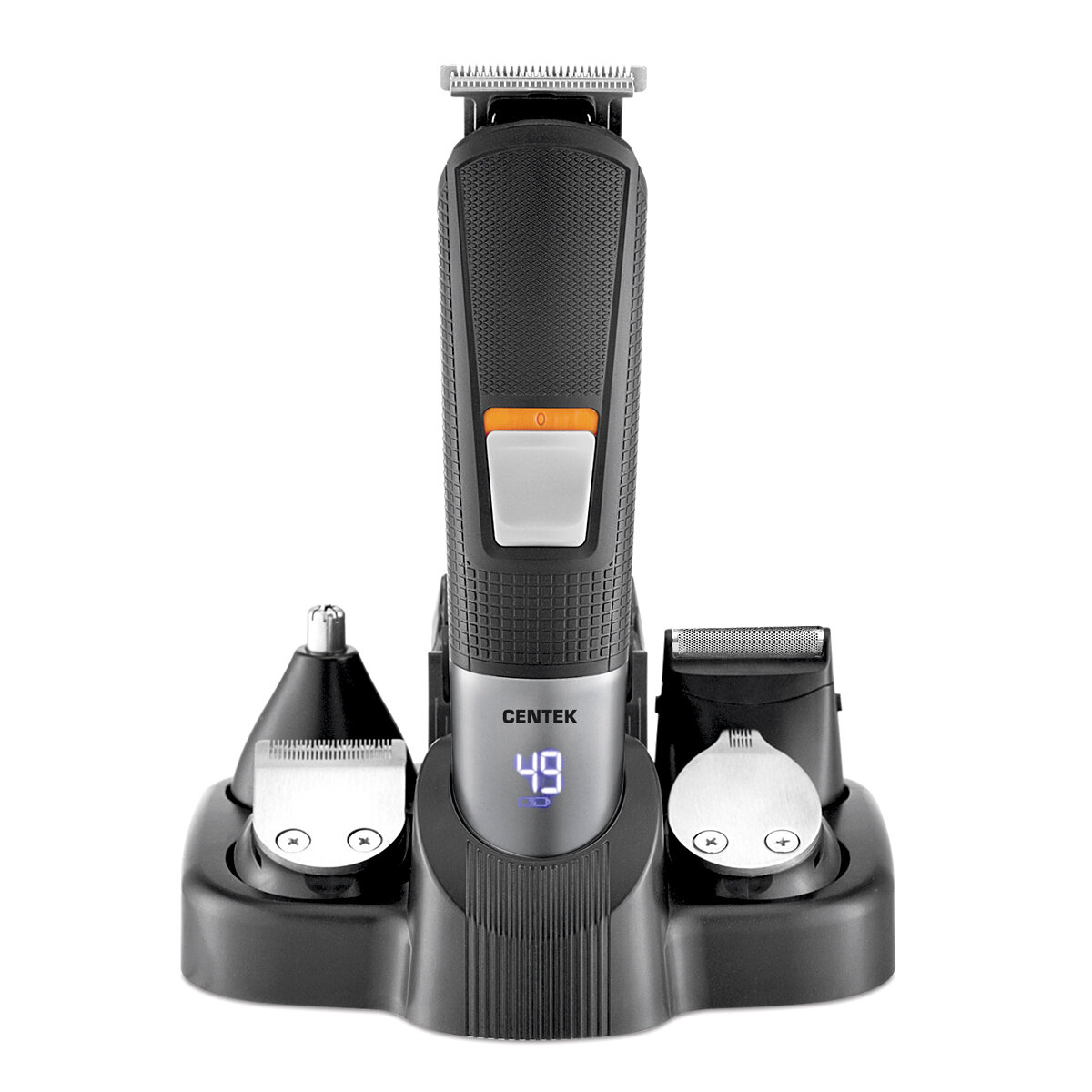 фото Набор для стрижки Centek CT-2138, 4 насадки, 4 гребня, зарядка USB-Type C