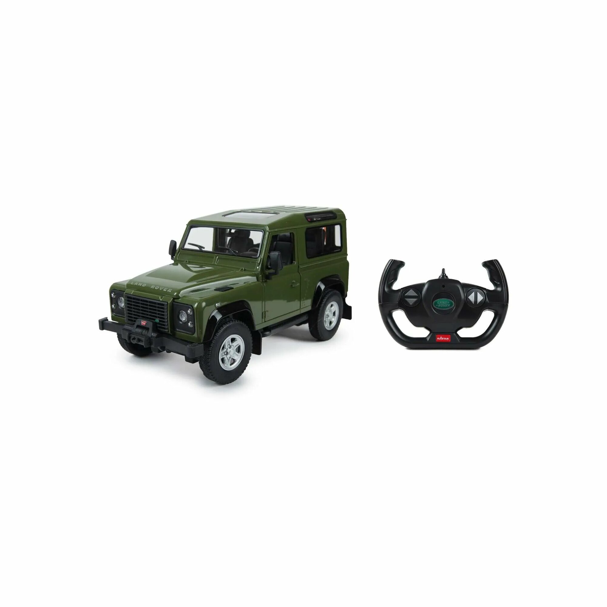 Машина Rastar РУ 1:14 Land Rover Denfender Зеленый 78400