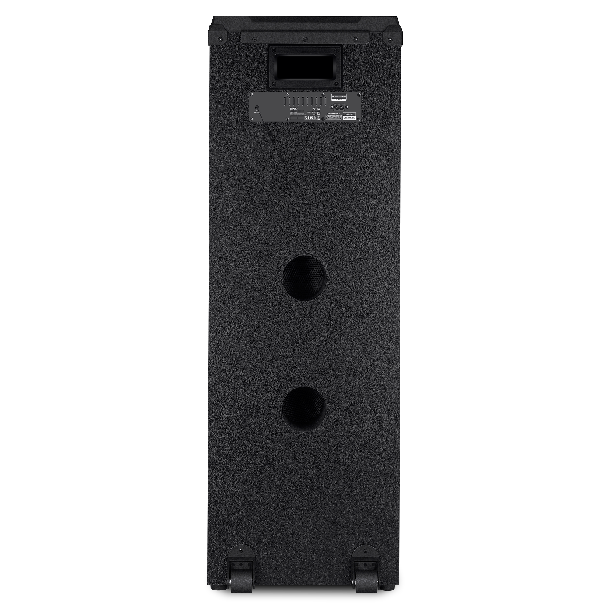 Портативная акустика Sven SV-022037 черная (1000 Вт, TWS, Bluetooth, FM, USB, LED-дисплей, ~230В) - фото №16