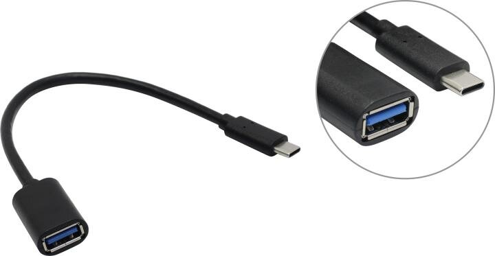 Адаптер OTG (On-The-Go) USB 3.0 type C -> A 5bites TC304-02OTG - фото №3