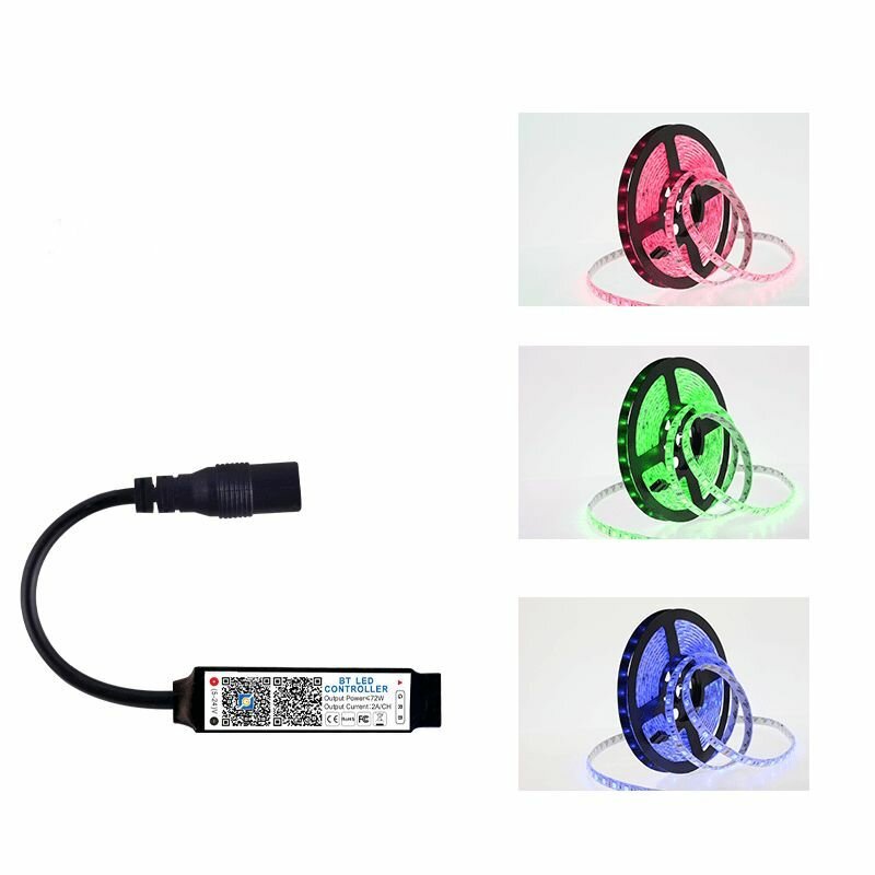 фото LED контроллер DC 5-24В (Bluetooth, RGB) Огонек OG-LDL41