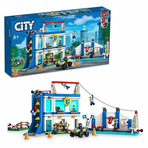 конструктор lego city полицейская тренировочная академия 823 дет 60372 Конструктор Полицейская тренировочная академия 823 детали