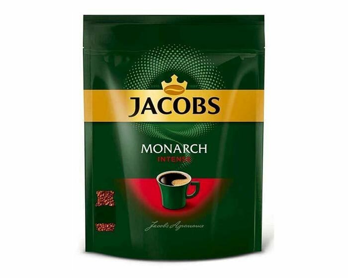 Кофе растворимый Jacobs Monarch Intense, 500 г пакет (Якобс)