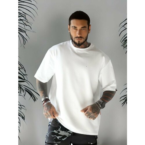 фото Футболка temino, размер xl-2xl, экрю, белый