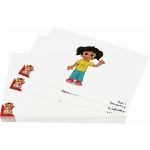 Fun English for Schools Flashcard for Teacher 1A (60 cards/ per set)