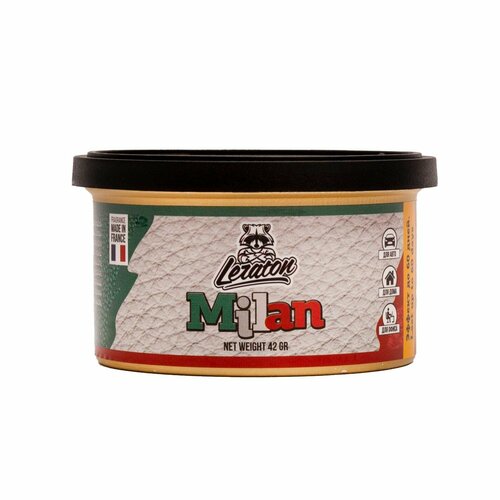 фото Ароматизатор для автомобиля в банке leraton milan (new leather/новая кожа)