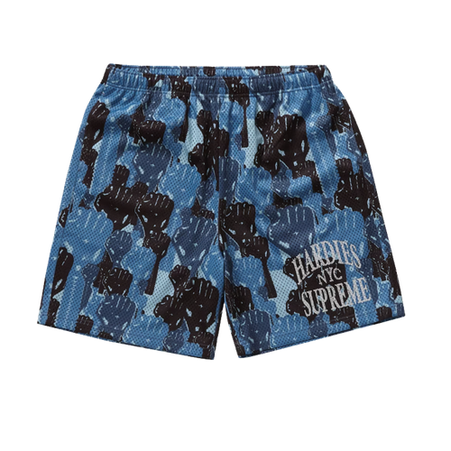 фото Шорты supreme camo basketball, размер l, синий