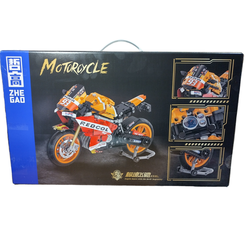 Конструктор ZHE-GAO мотоцикл QJ5182 конструктор technic техник motorcycle мотоцикл ducati qj5182