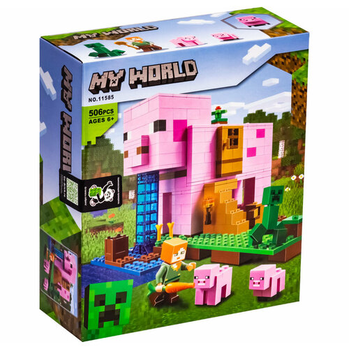 lego minecraft 21170 the pig house 21170 Конструктор Дом-свинья из 506 деталей