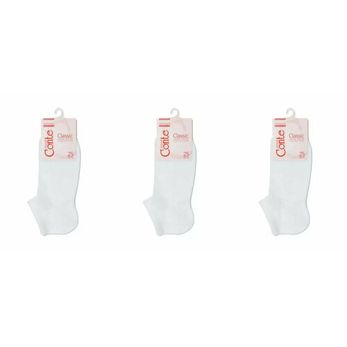 фото Носки conte elegant, 3 уп., размер 27, белый