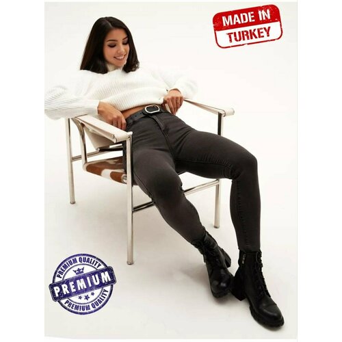 фото Джинсы , размер 25(40), серый на стиле.ру