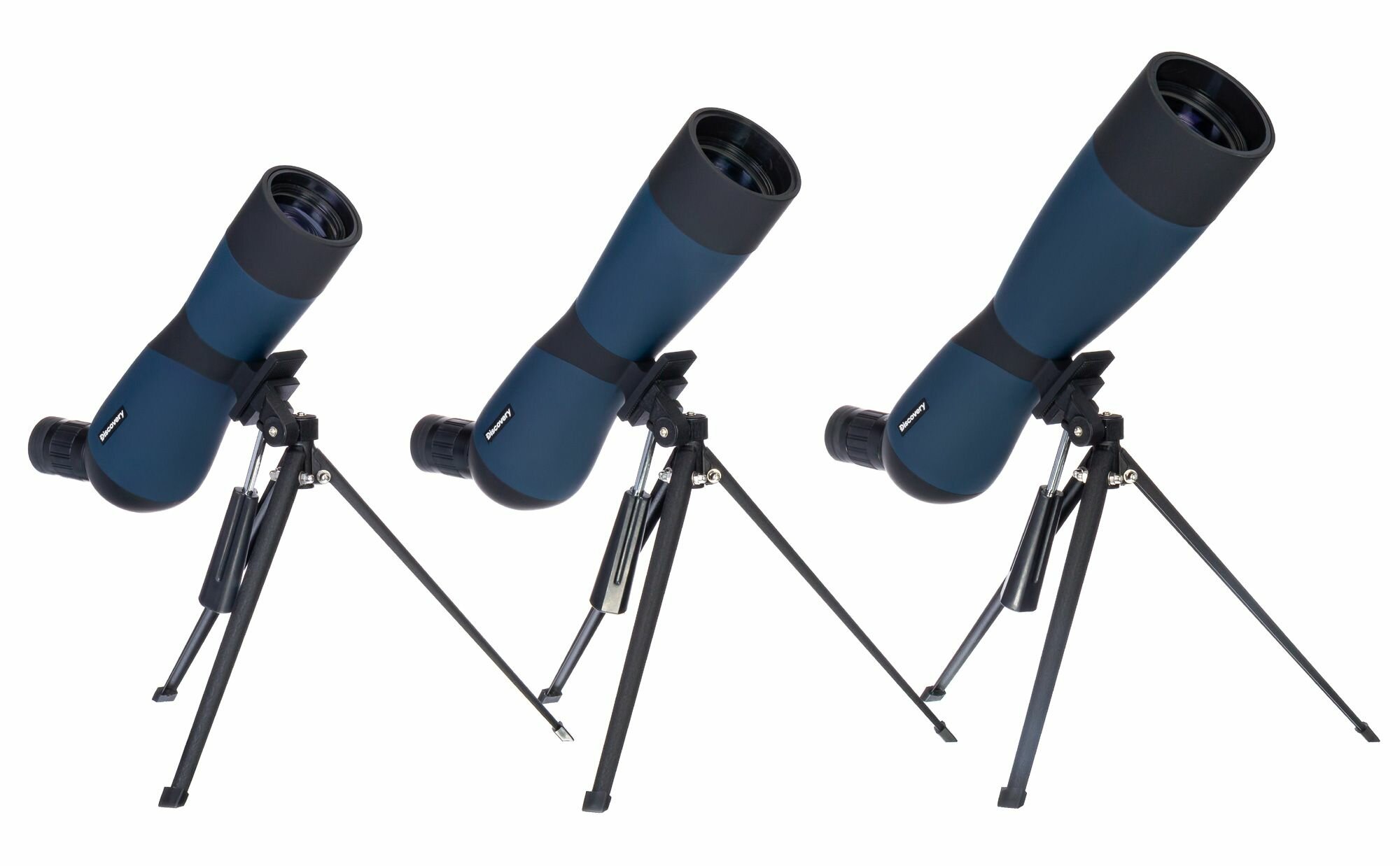 Зрительная труба Discovery Range 60 рефрактор d60 60x синий/черный - фото №3
