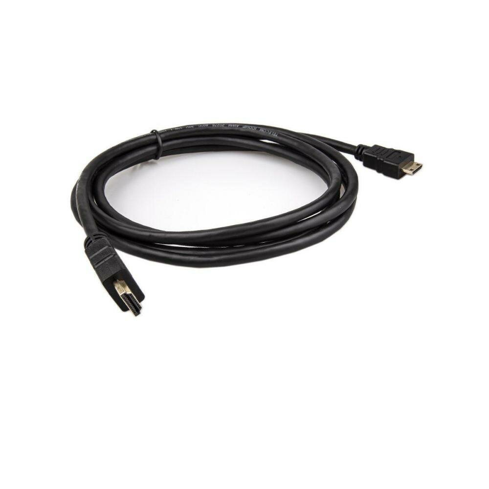 Кабель аудио-видео Telecom, HDMI (m) - Mini HDMI (m) , ver 2.0, 2м, GOLD черный [tcg205-2m] Noname - фото №16
