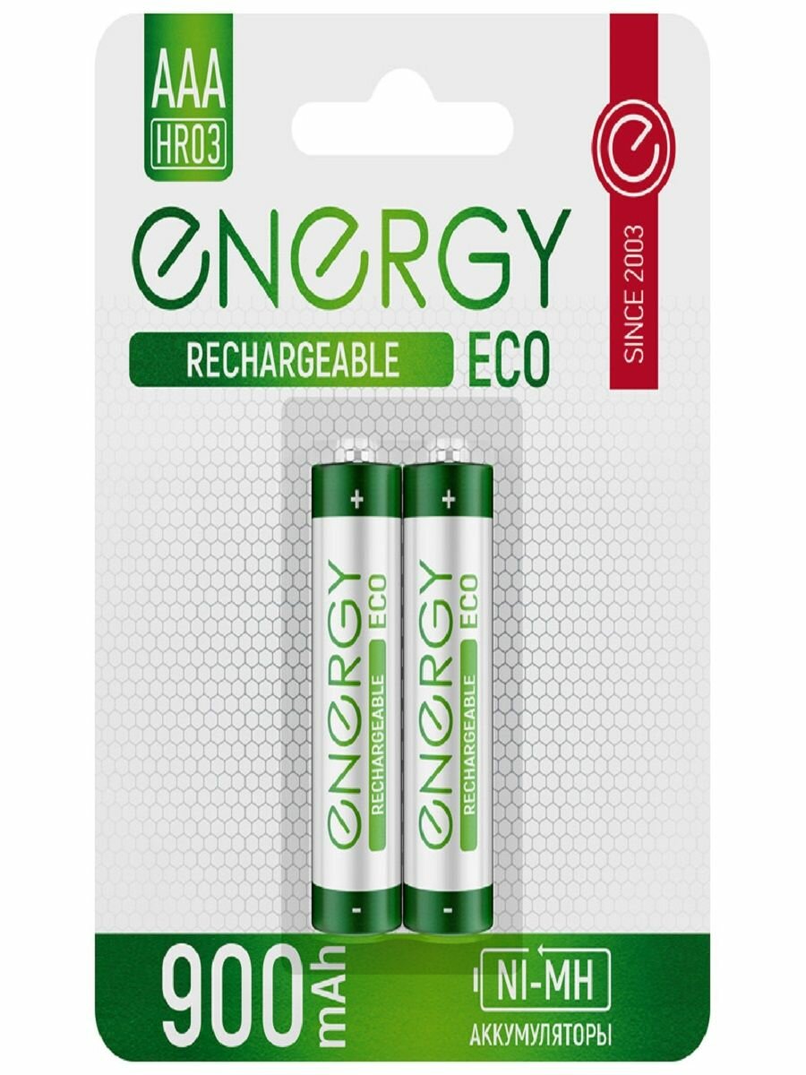 Аккумулятор Energy Eco NIMH-900-HR03/2B (АAА)