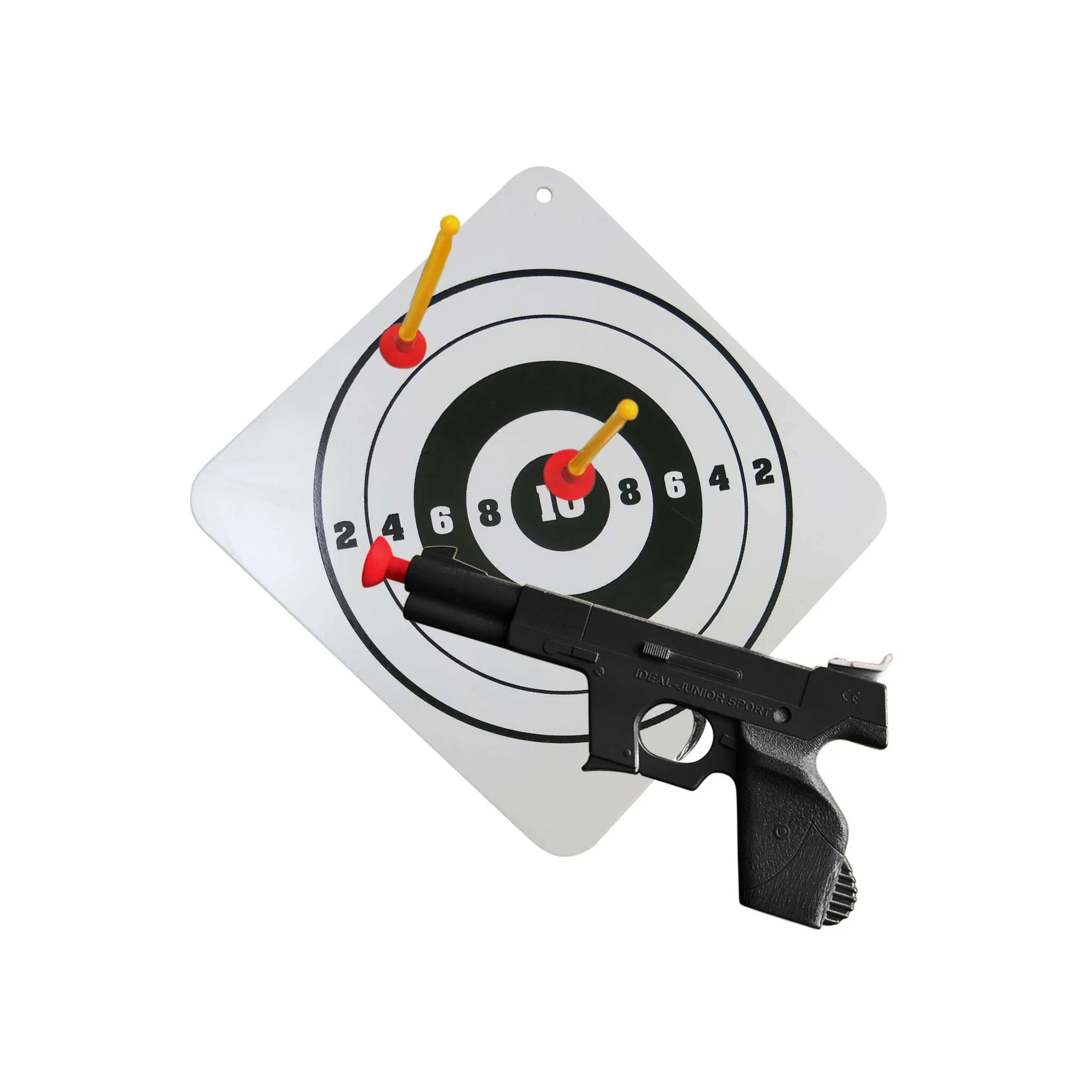 Игрушка Bauer Полиция Пистолет с мишенью со стрелами на присосках 730