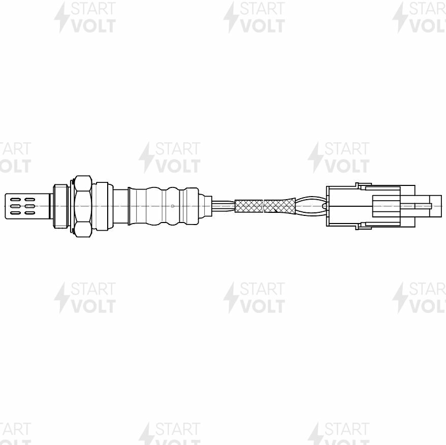 Датчик кисл. для а/м Daewoo Nexia (08-)/Lanos (97-) ЕВРО-3 1.5i 8V SOHC до кат. (VS-OS 0562), STARTVOLT VSOS0562
