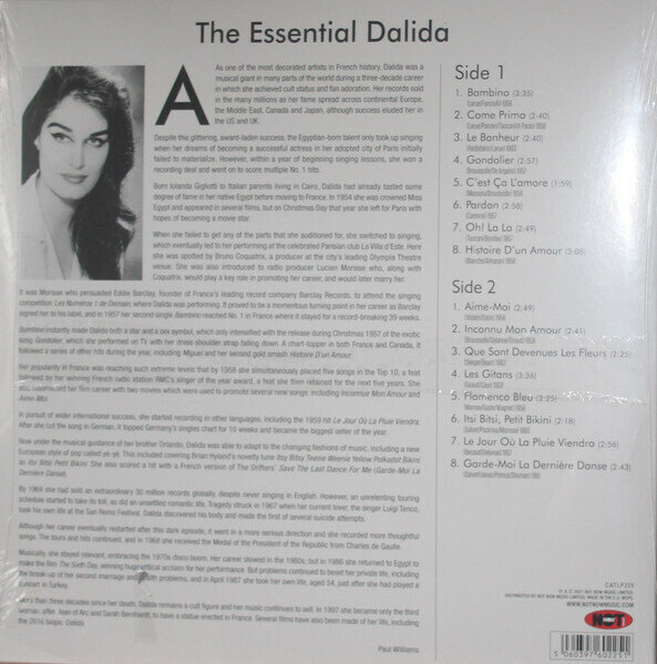 Dalida Dalida - The Essential (180 Gr) Fat Cat Records - фото №5