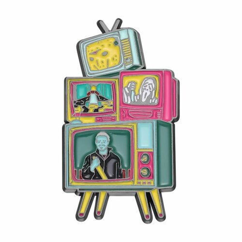 Значок Bag & You, 1 шт., розовый, бирюзовый