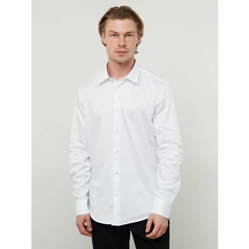 фото Рубашка bawer, размер s, белый