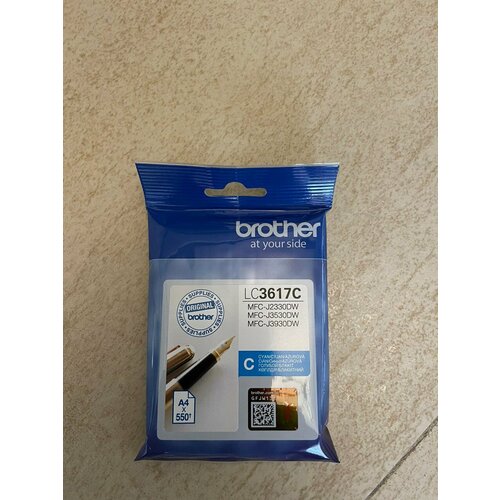 фото Картридж brother lc3617c синий