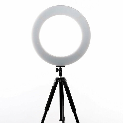 Комплект кольцевой светодиодный осветитель 60Вт 3000-6000K с штативом QZSD Q18308 KIT PINK 1043000₽