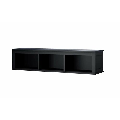 Полка навесная с 3 секциями Хемнэс Hemnes Кымор черная 148х34см 9490₽