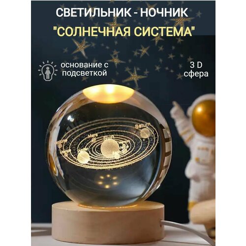 Светильник-ночник космический шар 