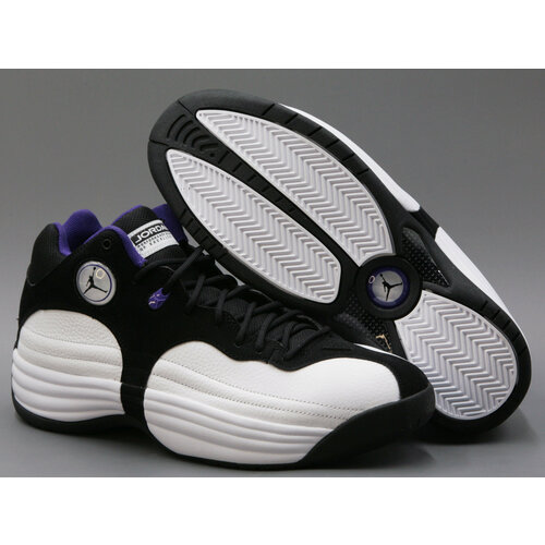 фото Кроссовки nike jordan jumpman team i, полнота d, размер 9,5 us, белый, черный
