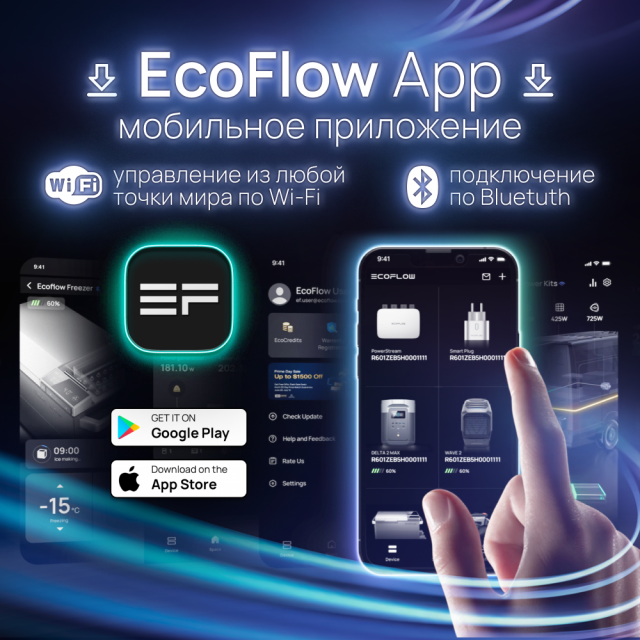 Портативная зарядная станция EcoFlow DELTA Pro 3600Втч - фото №9