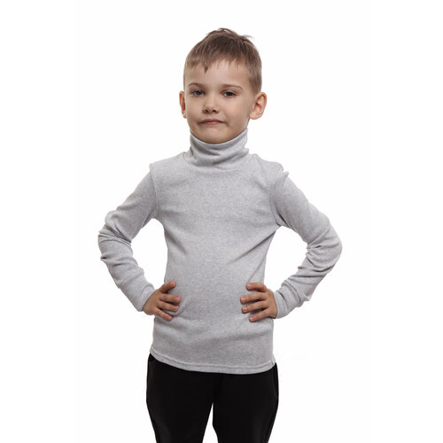 фото Водолазка dael kids, размер 134, серый