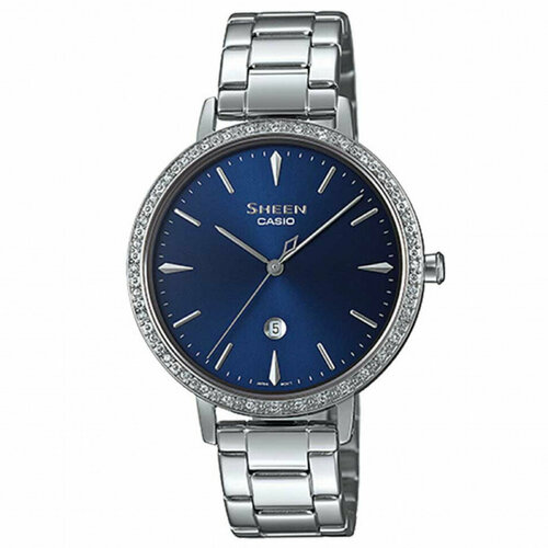 фото Наручные часы, синий casio sheen