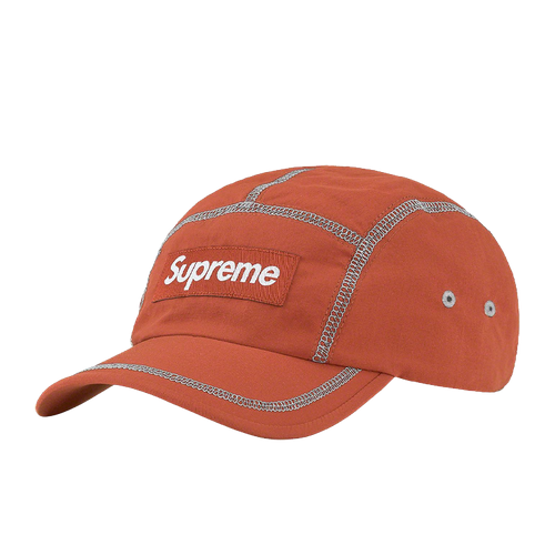 Кепка Supreme, размер OneSize, коричневый кепка supreme punched denim camp cap размер onesize голубой