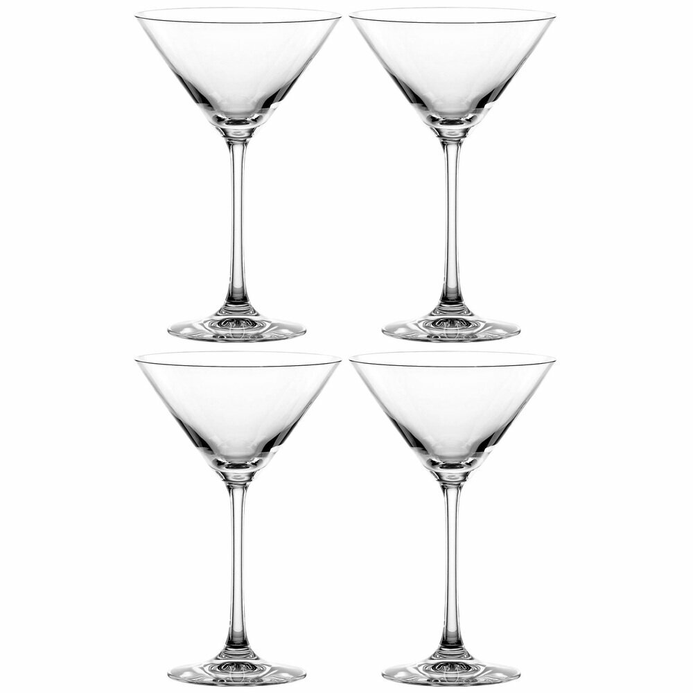 Набор из 4-х хрустальных бокалов для мартини ручной работы, 195 мл, прозрачный, серия Vivendi, Nachtmann, 89738