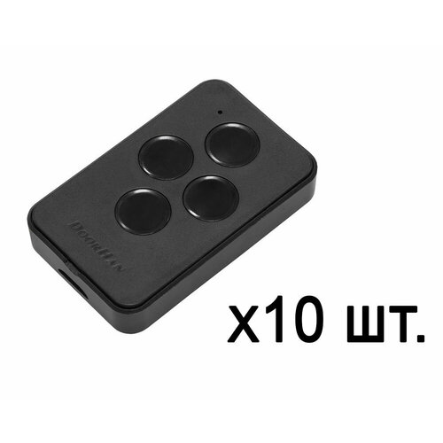 DoorHan Пульт 4-х канальный 433 МГц, Transmitter 4-PRO, комплект 10 шт. doorhan compatible receiver 2 channel universal receiver for doorhan transmitter 2 transmitter 4 premium rc black 4 remote