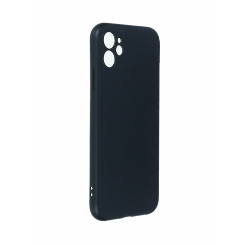 Чехол DF для APPLE iPhone 11 Silicone Black xiCase-35