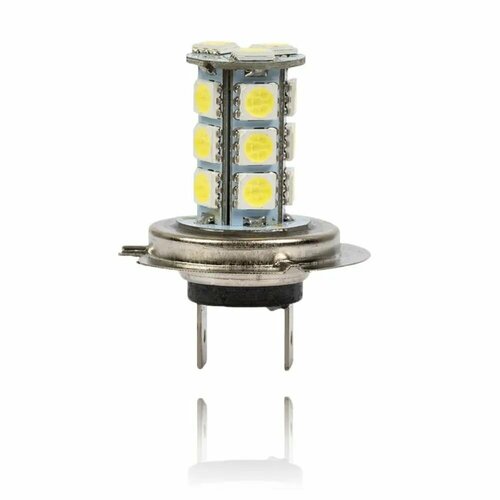 Автомобильная светодиодная лампа H7 18SMD (ПТФ/ ДХО) 5000K 12V ( 1 шт.)