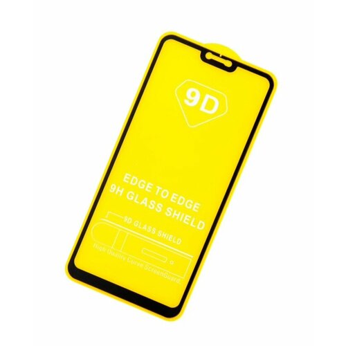 Safety glass / Защитное стекло 9D для Xiaomi для Redmi Note 6, черное