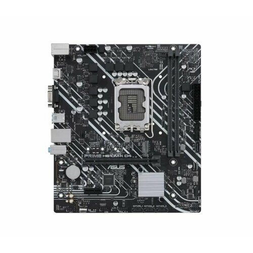 Материнская плата ASUS LGA1700 H610 2DDR5 D-Sub HDMI SATA3 Audio Gb LAN USB 32 USB 20 COM1 header wo cable mATX 90MB1GA0-M0EAY0 908400₽