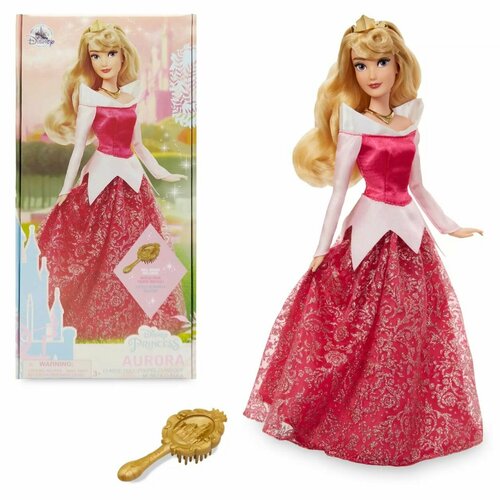 кукла мерида с расческой в картонной коробке disney Кукла Аврора Дисней классическая с расческой в картонной коробке (Спящая красавица) - Aurora Classic Doll Disney (Sleeping Beauty)