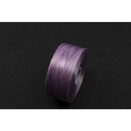 Нить для бисера S-Lon размер D цвет lavender нейлон 1030-408 катушка около 71м 341₽