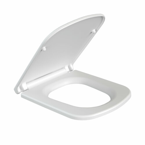Крышка-сиденье для унитаза Cersanit Colour дюропласт с микролифтом белый S-DS-COL-DL-t крышка сиденье для унитаза tece 9700602 дюропласт белый 430 мм 360 мм
