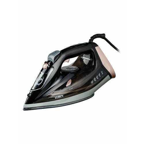 LEBEN Утюг с отпаривателем 2600Вт керамика антикапля антинакипь автовыкл бак для воды 480мл 357700₽