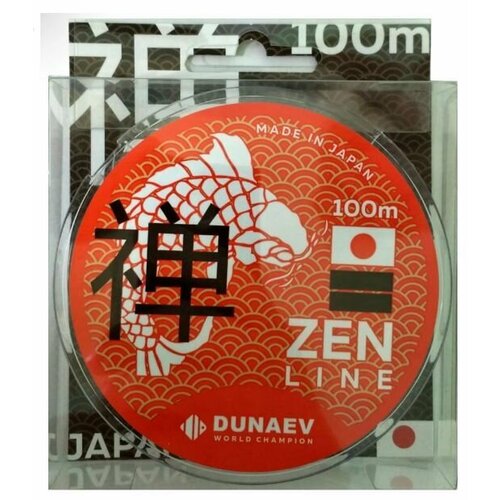 фото Леска dunaev zen line 100м 0.09мм 1.05кг