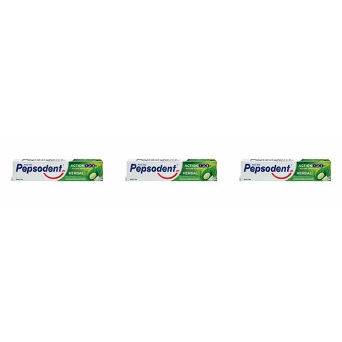 Pepsodent Зубная паста Комплекс 8 Травы (Complite 8 Herbal), 75 гр, 3 шт. pepsodent зубная паста action 1 2 3 complete комплексная защита 75 г 3 шт