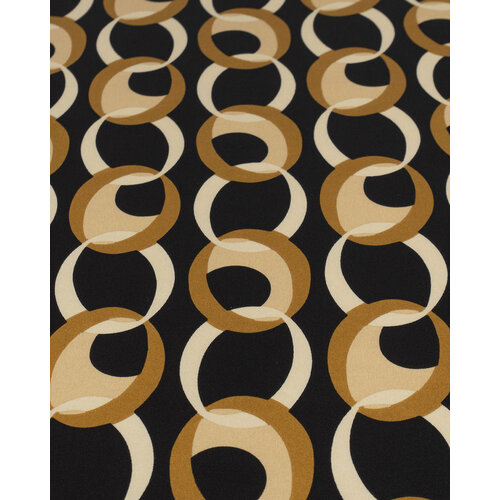 Ткань для шитья и рукоделия Шелк-Стрейч Бавария принт 5 м * 150 см, мультиколор 001