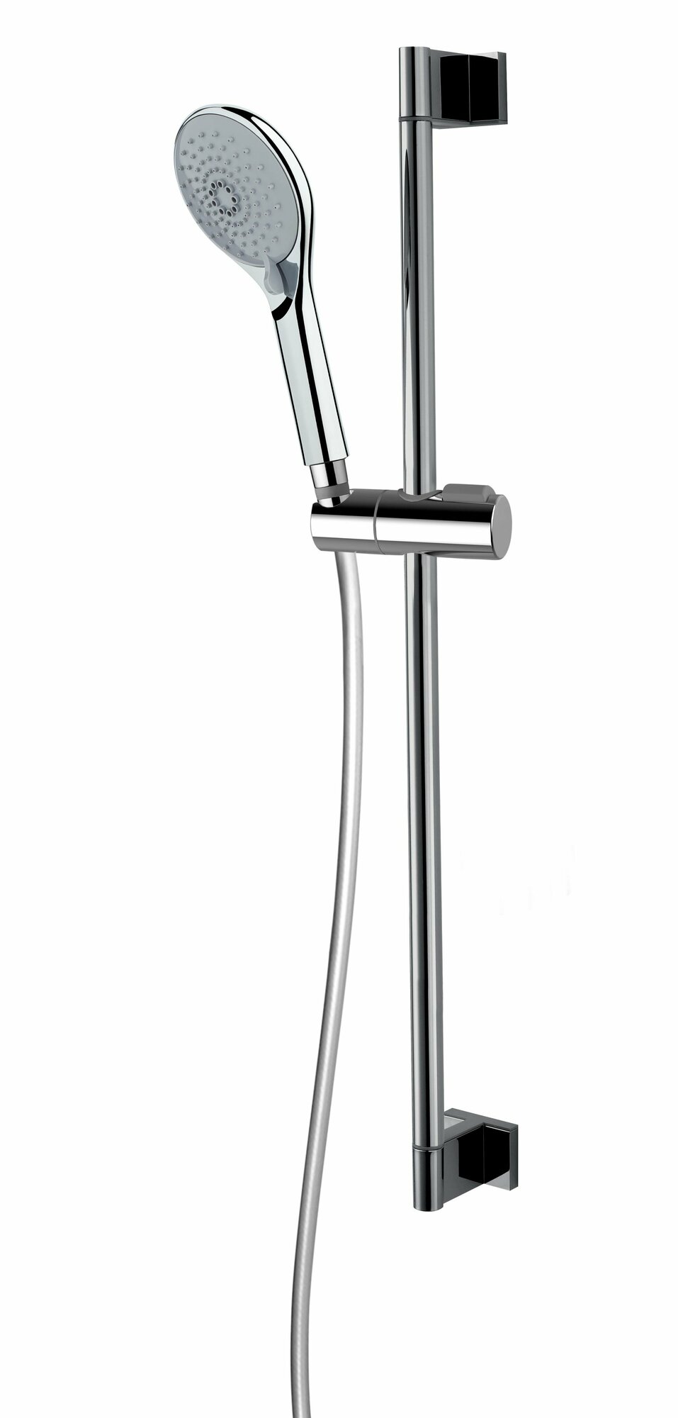 фото Душевой гарнитур Bossini SINCRONIA: ручной душ 3 режима, душевая штанга, шланг Cromolux 200 см, хром (DE8008U.030)
