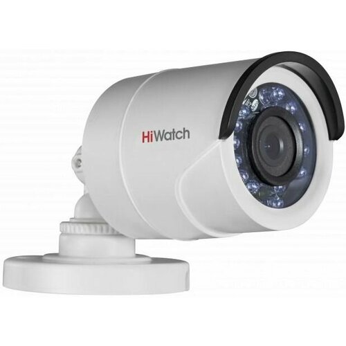 камера видеонаблюдения ip hiwatch ds i202 e 2 8mm 1080p 2 8 мм белый Камера видеонаблюдения аналоговая HIWATCH DS-T200L(B), 1080p, 2.8 мм, белый [ds-t200l(b)(2.8mm)]